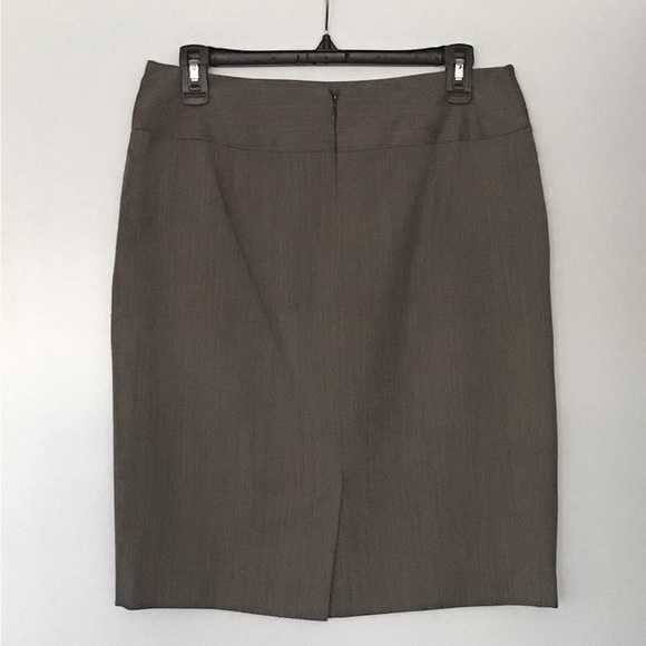 TALBOTS Moca Brown Wool Pencil Skirt - US 4 - Picture 2 of 5